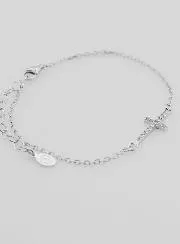 Religious Bracelet with Cross - 925 Silver