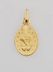 Miraculous Medal 18k Gold - 15mm