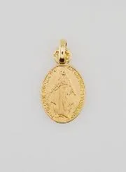 Miraculous Medal 18k Gold - 10mm