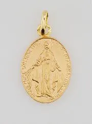 Miraculous Medal 18k Gold - 20mm