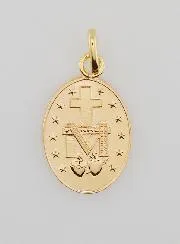 Miraculous Medal 18k Gold - 20mm