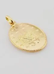 Miraculous Medal in 18k Gold - 25mm