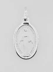 Solid Silver Miraculous Medal - 19mm
