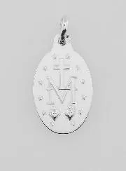 Solid Silver Miraculous Medal - 19mm