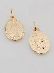 Gold-Plated Miraculous Medal - 17mm
