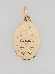Gold-Plated Miraculous Medal - 17mm