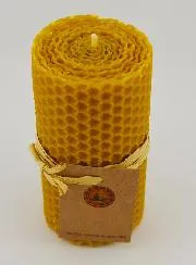 100% Natural Beeswax Candle - 10x5cm
