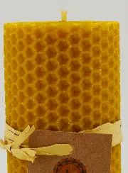 100% Natural Beeswax Candle - 10x5cm