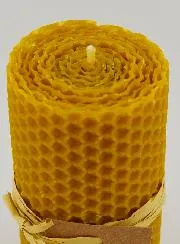 100% Natural Beeswax Candle - 10x5cm