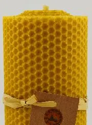 100% Natural Beeswax Candle - 15x6cm