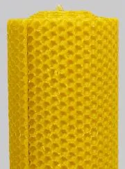 Tabletop Candle 100% Beeswax - 15x6cm
