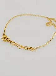 Bracelet Openwork Holy Spirit in Golden Stainless Steel