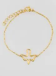 Holy Spirit Confirmation Bracelet in Golden Stainless Steel