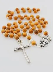 Wooden Miraculous Virgin Rosary