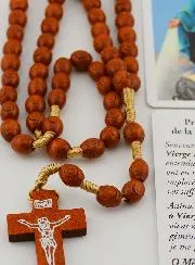 Rosary and Miraculous Virgin Card