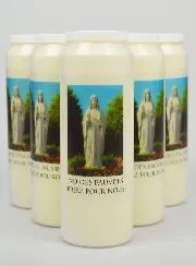 Set 6 Sanctuary Candles to Our Lady of the Poor