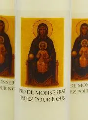 Set 3 Sanctuary Candles to Our Lady of Montserrat