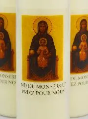 Set 6 Sanctuary Candles to Our Lady of Montserrat