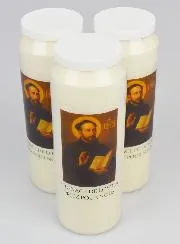 Set 3 Sanctuary Candles to Saint Ignatius of Loyola