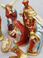 Complete Christmas Nativity Scene with 11 Figures - 30cm