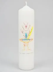 Baptism Gift for Adults - Candle 20cm