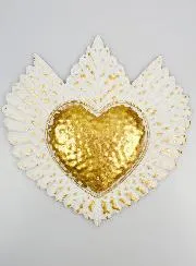 Metal Ex Voto Wall Decoration  - 27cm