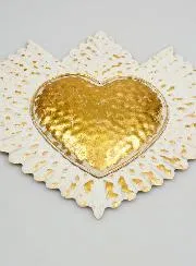 Metal Ex Voto Wall Decoration  - 27cm