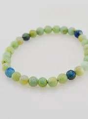 Azurite Malachite Gemstone Bracelet - 6mm