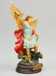 Resin Statue of Saint Michael the Archangel - 12cm