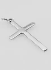 Stainless Steel Cross Pendant - 26mm