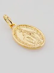 Gold Plated Miraculous Medal - 18mm