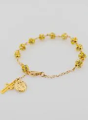 Decade Bracelet Miraculous Medal and Cross