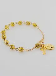 Decade Bracelet Miraculous Medal and Cross