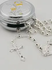 Rosary and First Communion Box