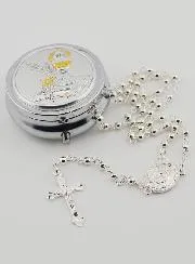 Communion Rosary Case with Rosary