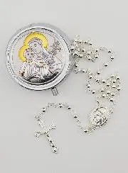 Rosary and Saint Anthony Box