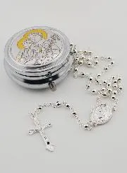 Rosary and Saint Anthony Box