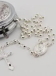 Saint Anthony Rosary Case and Rosary