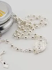 Merciful Jesus Rosary Case and Rosary