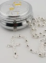 Communion Gift Rosary Case and Rosary