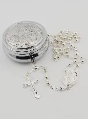 Guardian Angel Rosary Case and Rosary