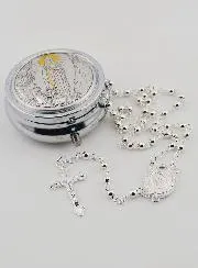 Rosary and Lourdes Box