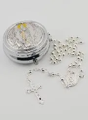 Lourdes Rosary Case and Rosary