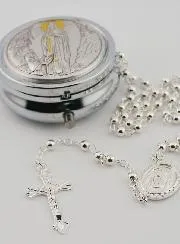 Lourdes Rosary Case and Rosary