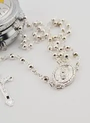 Saint Rita Rosary Case and Rosary