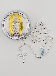 Rosary and Our Lady of Guadalupe Box