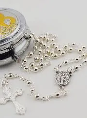 Rosary and Our Lady of Czestochowa Box