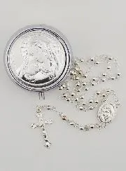 Rosary and Our Lady with Child Box