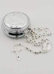 Rosary and Our Lady with Child Box