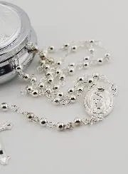 Rosary and Our Lady with Child Box